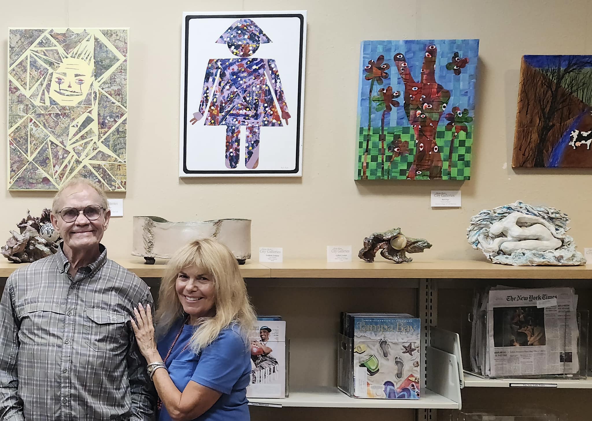 LisBeth Graham at Safety Harbor Public Library Art Show